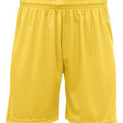 "Ace" Girls 5" B-Core Athletic Short With Contrast Hip Panels