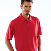 UltraClub&reg; Men's Cool & Dry Box Jacquard Performance Polo